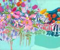 Down by the Pond’s Edge | Oil And Acrylic Painting in Paintings by Claire Desjardins. Item made of canvas