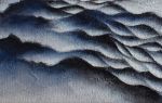 Broken darkness | Oil And Acrylic Painting in Paintings by Francesca Borgo. Item composed of canvas compatible with minimalism and contemporary style