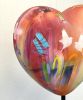 Heart sculpture  for a new senior center | Sculptures by Bea Schubert | Petrihaus Hofgeismar in Hofgeismar. Item made of synthetic