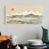 Meadows & Mountains Original Landscape | Mixed Media in Paintings by MELISSA RENEE fieryfordeepblue  Art & Design. Item made of birch wood works with boho & contemporary style