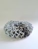Inside out -blue-little black | Sculptures by Stufio Cecil Kemperink. Item made of ceramic works with contemporary style