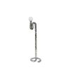 Steel & Glass Floor Lamp — Lasso by Nitush Aroosh | Lamps by Nitush Aroosh. Item made of steel with glass works with contemporary & eclectic & maximalism style