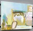 Lava Lamp Lies | Mixed Media in Paintings by Susan Skelley. Item made of canvas works with boho & contemporary style