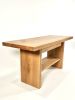 21st Century Minimalist Rift Sawn White Oak Entry Bench | Benches & Ottomans by Walker Design Studios. Item made of oak wood works with minimalism & contemporary style