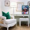 Abstract face | Oil And Acrylic Painting in Paintings by Kathi Graves Art. Item composed of wood and synthetic