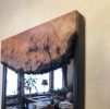 Stunning Live Edge Cherry Burl Mirror | Decorative Objects by Tom Weber - Weber Design Custom Woodwork. Item composed of wood and glass in boho or country & farmhouse style