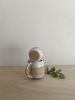 Handmade Ceramic Mug in Mat White and Speckles | Cups by mynt. Item composed of stoneware in boho or minimalism style