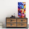 Floral Circus | Oil And Acrylic Painting in Paintings by Terry Kruse | Private Residence, Calgary in Calgary. Item made of canvas with synthetic