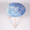 Moon Side Tables | Tables by Bronsen | Rebecca Atwood Designs Showroom in New York. Item made of wood & concrete