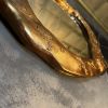 "Round Dark Bronze Flower" | Mirror in Decorative Objects by IRENA TONE. Item in minimalism or contemporary style
