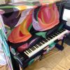 Piano Exterior mural | Murals by Elisa Gomez Art | University Center for the Arts in Fort Collins. Item made of synthetic