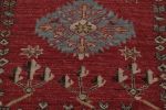 Rug & Kilim's Mid-Century Anatolian Rug in Red Traditional | Area Rug in Rugs by Rug and Kilim