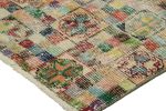 Vintage Zeki Múren Square Rug in Polychromatic Geometric | Area Rug in Rugs by Rug and Kilim