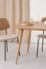 Dining table made of solid oak wood, mid century modern | Tables by Mo Woodwork | Stalowa Wola in Stalowa Wola. Item made of oak wood works with minimalism & mid century modern style