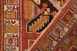 Hand-Knotted Antique Kirsehir Rug in Red Gold Medallion | Area Rug in Rugs by Rug and Kilim