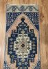 Hand-woven Turkish Rug Doormat| 1.4 x 3.2 | Small Rug in Rugs by Wool and Rug. Item composed of wool in boho or contemporary style