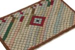 1960s Vintage Distressed Rug in Multicolor Diamond Patterns | Area Rug in Rugs by Rug and Kilim