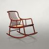 Legacy Imperial Zen Rocking Chair: Minimalist Ming Series II | Armchair in Chairs by Dynasty Artisan. Item composed of wood in minimalism or contemporary style