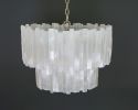 Selenite Chandelier 2 tier | Chandeliers by Ron Dier Design. Item made of glass