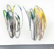 Drip Scribble (1) Wall Sculpture | Sculptures by Ryan Coleman. Item composed of synthetic compatible with minimalism and contemporary style
