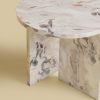 Dover White Marble Side Table - KYUSHU by Lebanto | Tables by Lebanto. Item composed of marble in minimalism or contemporary style
