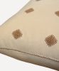 Path Of The Sun Handwoven Cushion (Neutral) | Pillows by Routes Interiors. Item composed of cotton compatible with boho and eclectic & maximalism style