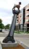 “Top Dog” | Public Sculptures by Kyle Fokken - Artist LLC. Item composed of steel