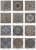 Set of 9 Matt blue tiles | Tiles by GVEGA. Item composed of ceramic compatible with boho and mediterranean style