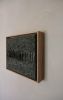 fault lines | Mixed Media by VISCERAL HOME STUDIO. Item composed of oak wood and canvas in mid century modern or contemporary style