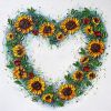 May your Heart Bloom with Love | Oil And Acrylic Painting in Paintings by DaggArt. Item made of canvas with synthetic