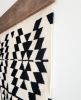 Black Western Wall hanging Kilim | Tapestry in Wall Hangings by Mumo Toronto. Item composed of wool