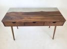 Lake Side Desk | Tables by Curly Woods. Item made of maple wood & concrete compatible with mid century modern style