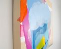 The Party's All in My Head | Oil And Acrylic Painting in Paintings by Claire Desjardins. Item composed of wood