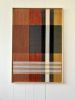 Wrapped Panel #155 | Wall Sculpture in Wall Hangings by Anna Beurskens - Lines By Anna. Item composed of fiber in contemporary or coastal style