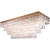 AM4700 RECTANGULAR | Chandeliers by alanmizrahilighting | New York in New York. Item composed of glass