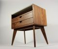 Aby | Nightstand in Storage by Curly Woods. Item composed of oak wood & wool compatible with mid century modern style