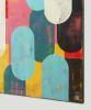 Traffic Pink Landscape | Oil And Acrylic Painting in Paintings by Ronald Hunter | Roxier Art Gallery in Rotterdam. Item made of canvas with synthetic