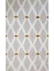 Taupe Diamonds Handwoven Kilim Rug | Runner Rug in Rugs by Mumo Toronto. Item composed of fabric