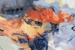 October Mood | Oil And Acrylic Painting in Paintings by Simona Gocan. Item composed of canvas compatible with contemporary style