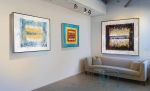 Ice Cube Blue | Oil And Acrylic Painting in Paintings by Jill Krutick. Item made of canvas with synthetic