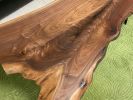 Live Edge Black Walnut Coffee Table with Steel Hairpin Legs | Tables by Carlberg Design. Item composed of walnut and steel in minimalism or mid century modern style