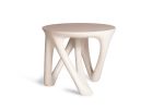 Amorph Ya Side Table in White Lacquer Matte | Bedside Table in Tables by Amorph. Item made of wood
