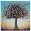 Original textured painting of tree in blossom.   Inspired by | Oil And Acrylic Painting in Paintings by Amanda Dagg. Item composed of synthetic