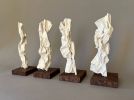 Four ... Your Imagination - Plaster Sculptures | Sculptures by Lutz Hornischer - Sculptures in Wood & Plaster