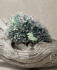 The Moss Reverie | Bi-Color Botryoidal Agate Sculpture | Sculptures by STILLMANTLE. Item composed of stone in minimalism or contemporary style