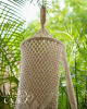 Macrame hanging swing chair | Chairs by Alaaya Decor. Item composed of cotton and metal