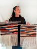 Tapestry with Cholla Cactus Wood | Macrame Wall Hanging in Wall Hangings by Estudio Zanny | Private Residence - Austin, TX in Austin. Item composed of wood and cotton