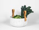 Cesta e Corba - corba | Serving Bowl in Serveware by gumdesign. Item composed of marble & leather compatible with contemporary style