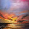 Sunset Seascape Painting | Paintings by Christopher Lyter Fine Art | PCCA Gallery in Newport