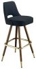 Detroit Bar Stool 7002 | Chairs by Richardson Seating Corporation | Bud & Marilyn's in Philadelphia. Item made of maple wood with brass